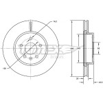 TOMEX Brakes Bremsscheibe